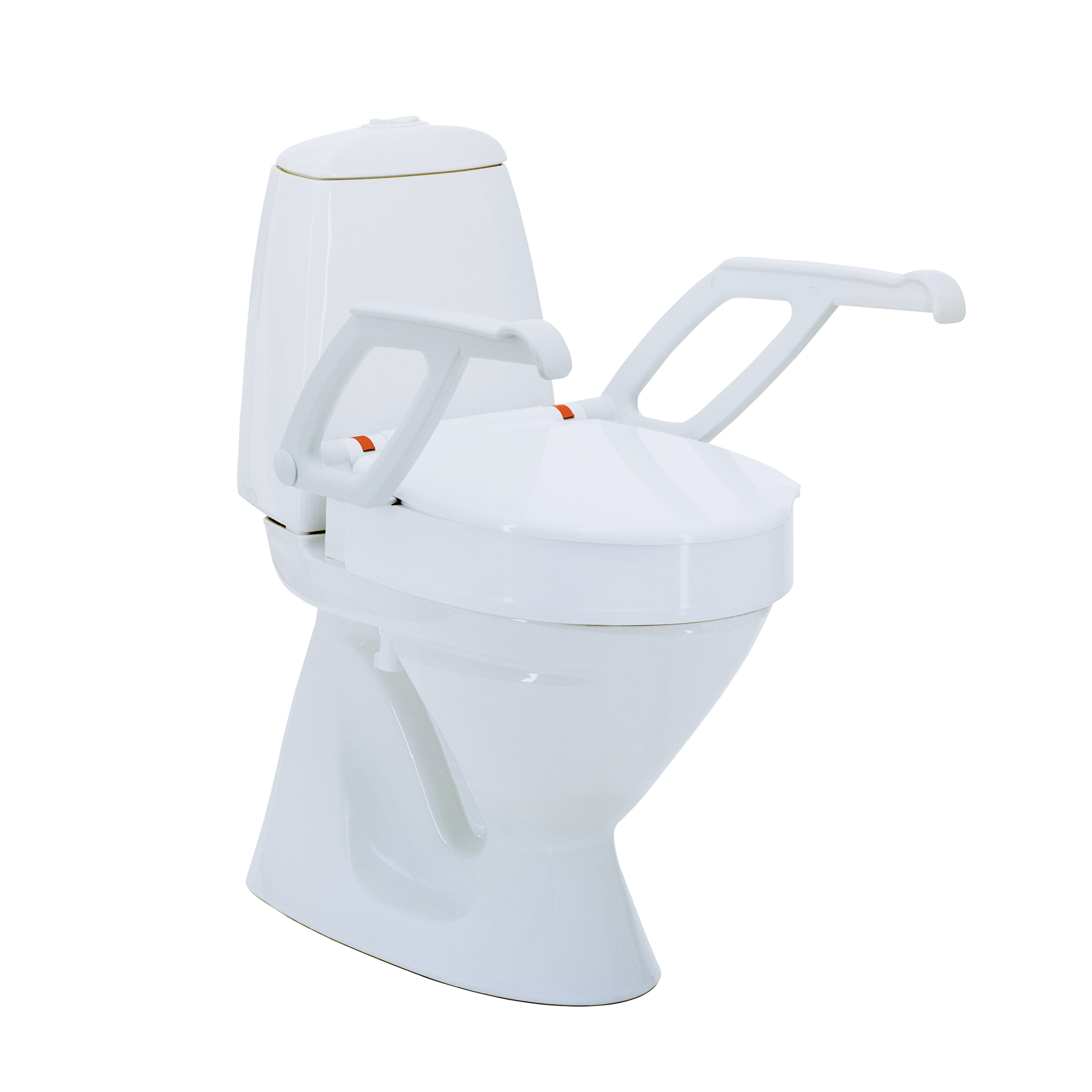 Rehausse WC réglable en hauteur Aquatec 900 avec couvercle et accoudoirs  relevables