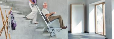 Monte escalier fauteuil roulant Invacare Alber Scalacombi S36