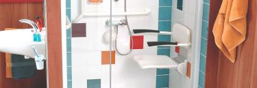 Siège de douche mural Invacare Futura R8804