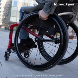 Küschall K-Series : châssis 90° désormais compatibles avec roues avant 5''