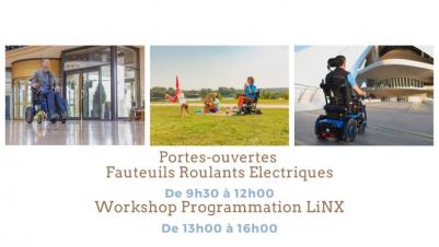 Portes-ouvertes Fauteuils Roulants Electriques et Workshop programmation LiNX Invacare 