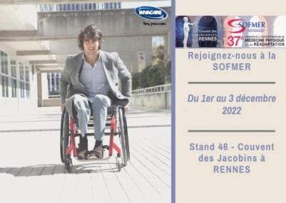 Retrouvez Invacare à la SOFMER du 1er au 3 décembre 2022 à RENNES