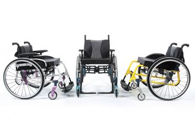 Fauteuil roulant pliable Invacare Action 5 Family - Potence 