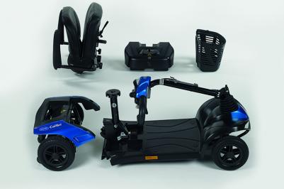 Scooter electrique handicapé Invacare Colibri - Démontage facile fauteuil roulant