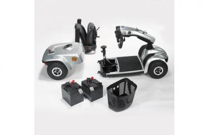 Scooter électrique senior Invacare Leo - Démontable en 6 parties