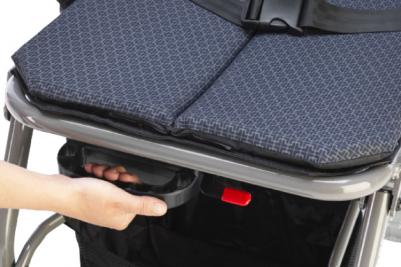 Fauteuil roulant électrique intérieur pliant Invacare Kompas - Batterie Lithium amovible