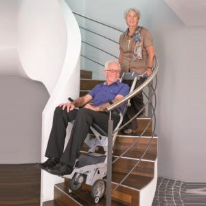 Monte escalier fauteuil roulant Invacare Alber Scalacombi S36