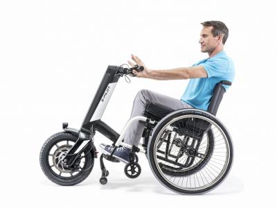Motorisation fauteuil roulant manuel Invacare Alber E-Pilot - Roue motorisée