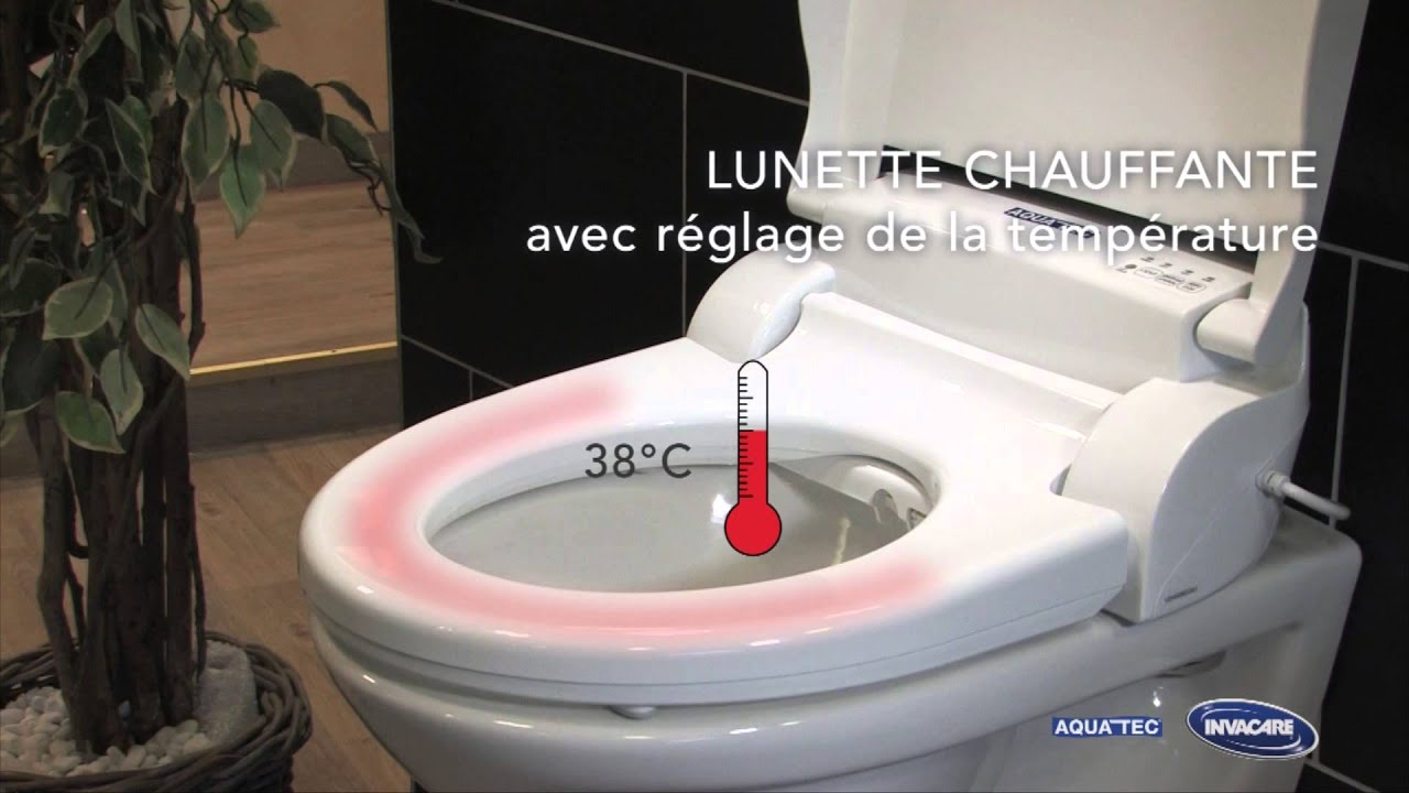 Abattant WC lavant Aquatec Pure Bidet - Invacare France